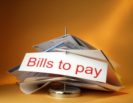 Bills on a spindle